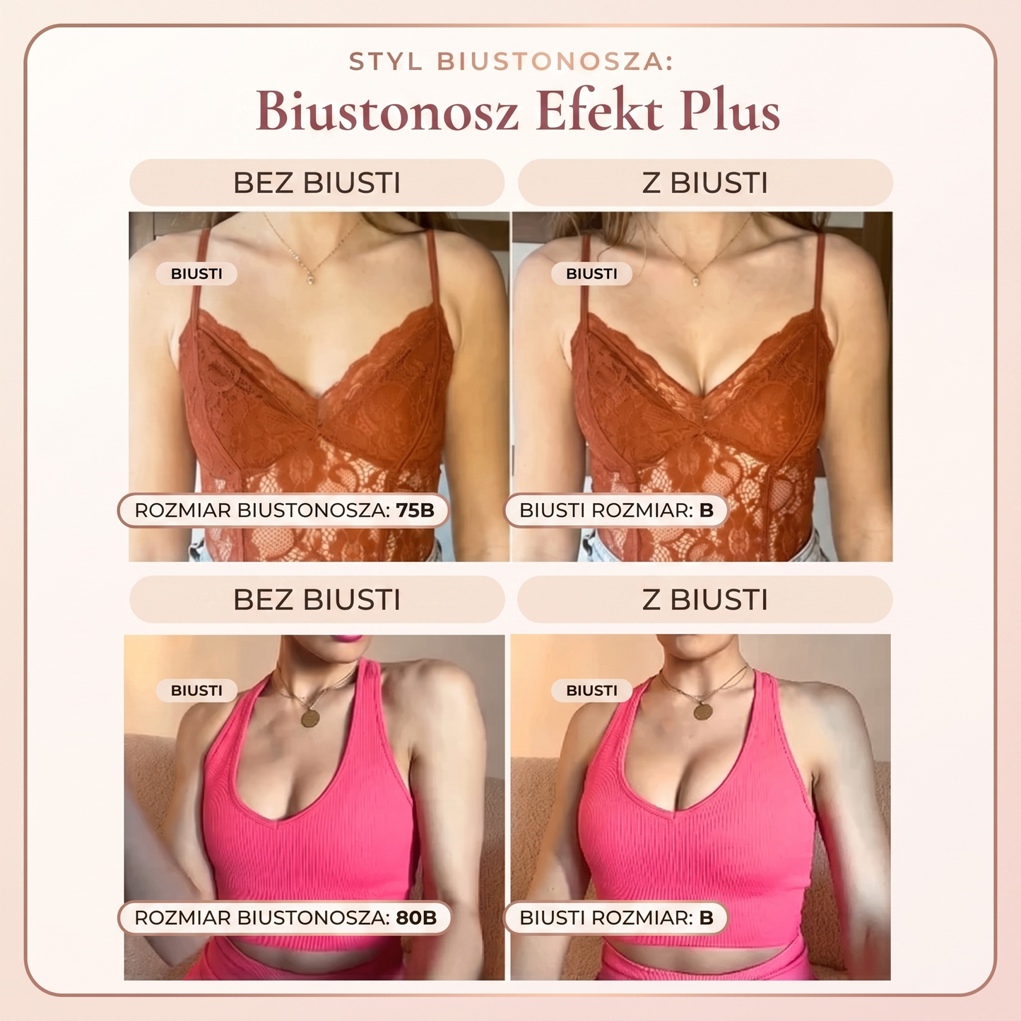 BIUSTONOSZ EFEKT PLUS